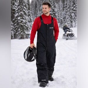 Vintage 1990s Polaris Insulated Snow Bib Overalls Made USA Men’s Small